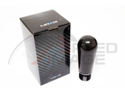 NRG BAT CARBON FIBER BLACK ADJUSTABLE SHIFT KNOB 10X1.5MM CIVIC INTEGRA EG EK - Изображение 1 из 2