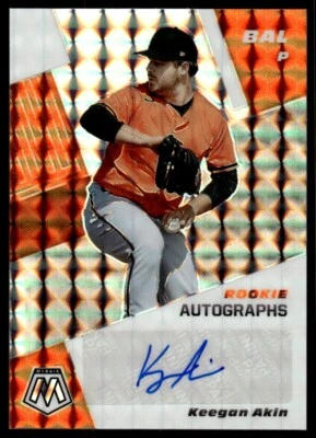 2021 Panini Mosaic Rookie Autographs Choice Fusion Keegan Akin Auto #RAM-KE - Image 1 of 2