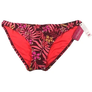 Xhilaration Womens Size Large Swim Bikini Bottom Floral Tropical Multicolor New - Picture 1 of 9