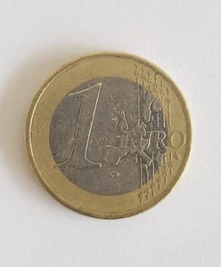 Austria Wolfgang Amadeus Mozart moneta da 1 euro (2002), moneta da collezione  - Foto 1 di 2