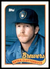 1989 Topps Traded. Bryan Clutterbuck . Milwaukee Brewers #21T