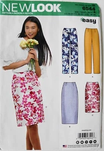 New Look 6544 EASY Misses Skirts Pants Sewing Pattern Sz 10-22 - Picture 1 of 1