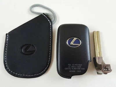 DESBLOQUEADO ORIGINAL LOGOTIPO AZUL LEXUS LS HS 10-17 OEM LLAVE INTELIGENTE MENOS CONTROL REMOTO SIN CORTAR EE. UU. Foto 1 de 4
