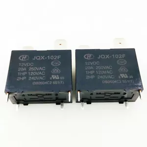 2 PIEZAS HONGFA JQX-102F 12VDC Relé de alimentación HF102F-12VDC Reemplazo JT102F-T-12VDC - Imagen 1 de 4