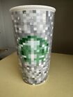 Starbucks Rodarte Pixel Siren Ceramic Tumbler Cup Mug Limited Pixilated W/Lid