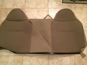 05-07 Ford F-250-550 Factory Original FRONT Seat Back Cover (Pebble Cloth) - Picture 1 of 4