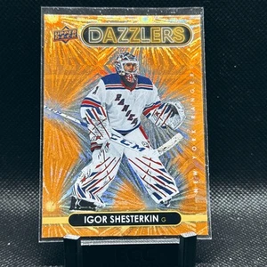 2021-22 Upper Deck Series 1 - Igor Shesterkin Dazzlers Gold (Orange) #DZ-32 - Bild 1 von 2
