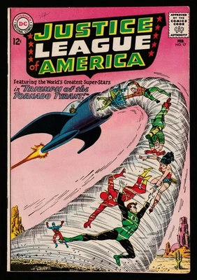DC JUSTICE LEAGUE OF AMERICA NO 17 (1963) Появление Тирана Торнадо! VG+ - Изображение 1 из 2