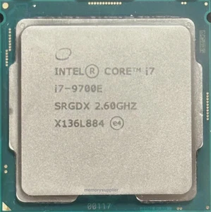 SRGDX Intel Core i7-9700E 8-Core 2.60GHz 12MB L3 Cache 8.00GT/s DMI3 Socket CPU - Afbeelding 1 van 1