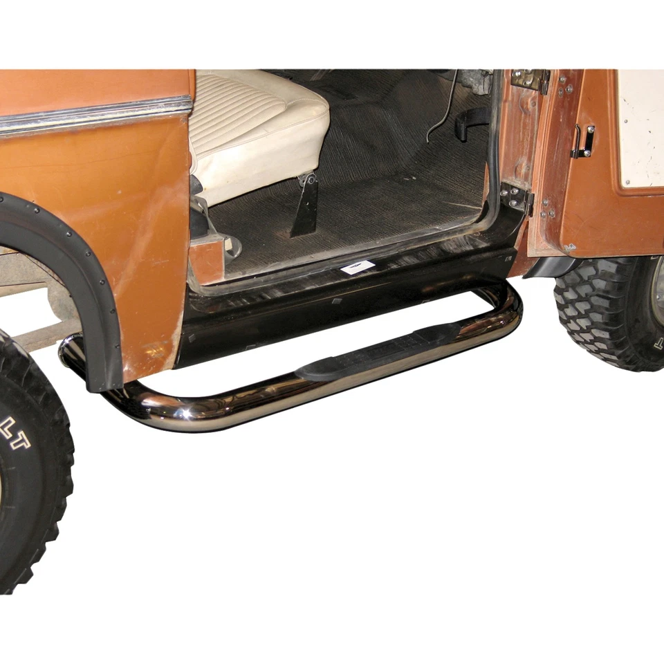 Aries 3" Round Stainless Steel Steps Nerf Bars Running Boards for 1966-72 Bronco Foto 1 de 4