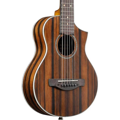 Ibanez EWP13DBO Exotic Wood Piccolo Acoustic Guitar Dark Brown Open Pore - Image 1 of 4