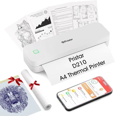 A4 Thermodrucker - tintloser Drucker für Zuhause oder Büro Multifunktionsdrucker - Bild 1 von 4