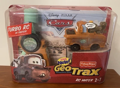 NEW 2009 Fisher Price GeoTrax RC Mater 2-1 Turbo Disney Pixar Cars - Image 1 of 4