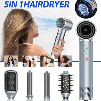 Cepillo de secador Air Styler secador de pelo juego de cepillo de aire caliente. Juego de rizador de peluquería - Imagen 1 de 4
