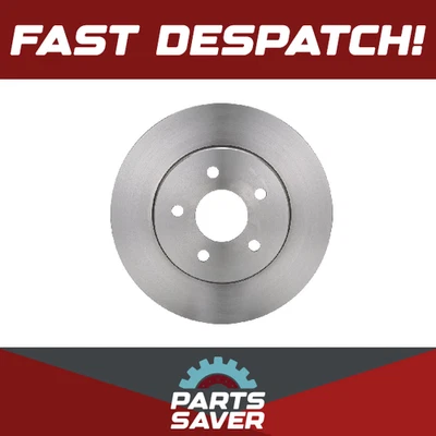 2x Brake Discs Pair Solid fits JAGUAR X TYPE X400 2.5 Rear 01 to 09 XB(AJ-V6) - Image 1 of 4
