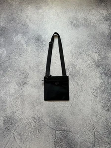 PRADA Tessuto Nylon Crossbody Bag Black - Picture 1 of 24