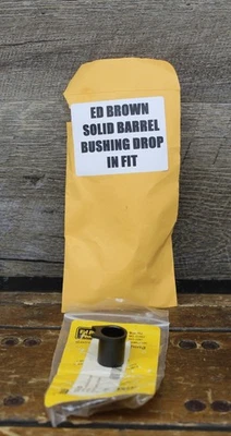 Buje de barril sólido Ed Brown 1911 ajuste caída azul NUEVO .581 id .699od Foto 1 de 4