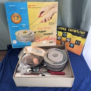Fire Brite Swirling Master Set Kit forno gioielli in rame # 1300 1956 - Foto 1 di 5