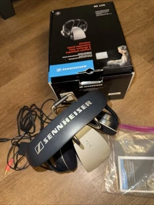 Sennheiser RS 120 Headphones Black On Ear Wireless With Dock Stand Rechargeable - Picture 1 of 5