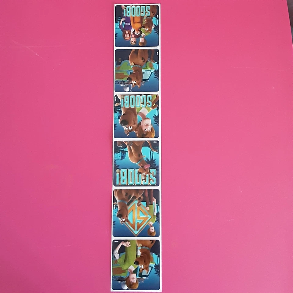 6 pegatinas Scooby Doo Mystery Inc. Fred Velma, 2,5" x 2,5" cada una, favores de fiesta Foto 1 de 1