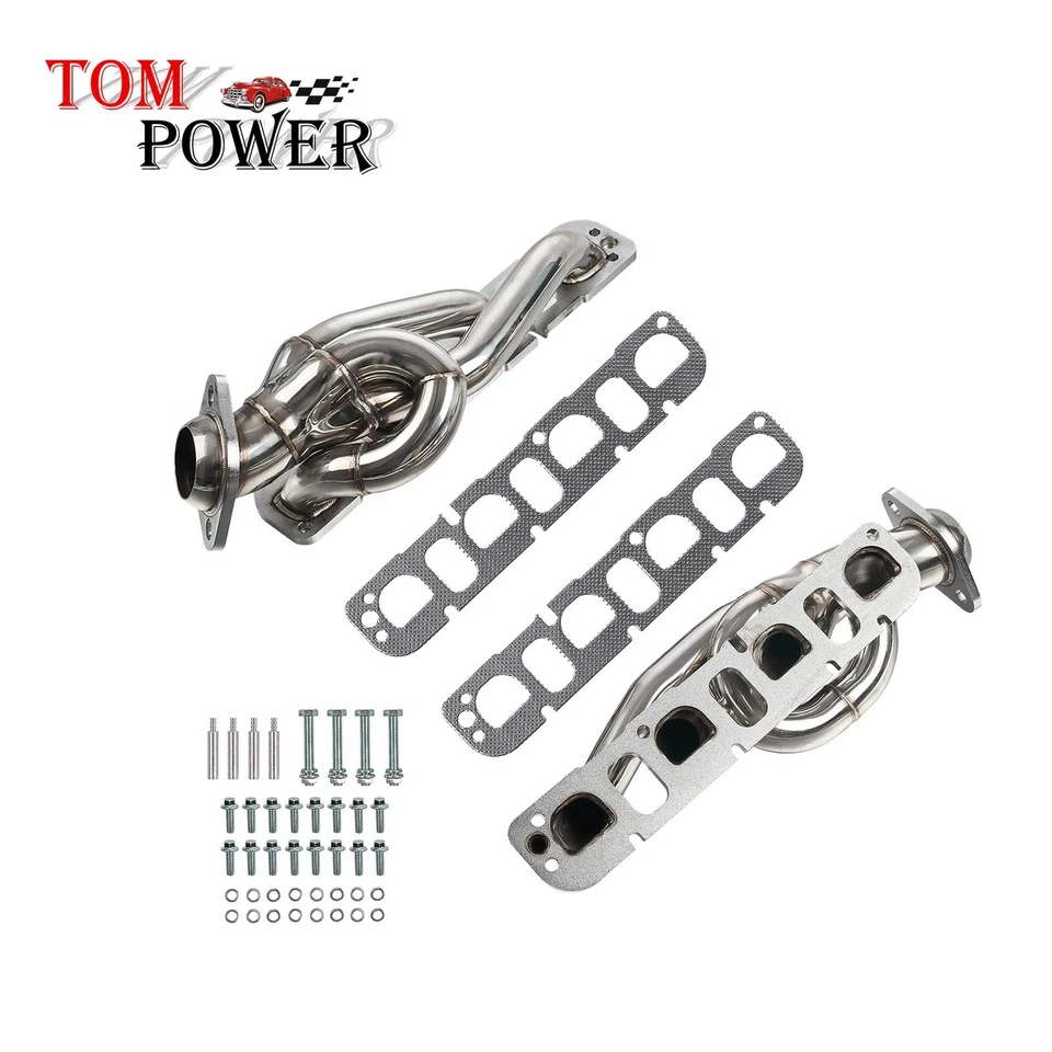 Colector de cabezales de escape cortos 1-5/8 para 03-08 Ram 1500 2500 3500 5,7 L V8 Foto 1 de 4