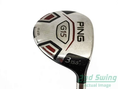 Ping G15 Fairway Wood 3 Wood 3W 15.5° Graphite Stiff Right 42.75in - Image 1 of 4