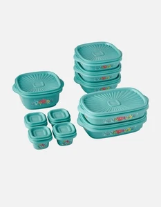 Pioneer Woman Breezy Blossom Contenitori per alimenti senza BPA da 20 pezzi con coperchi - Foto 1 di 4