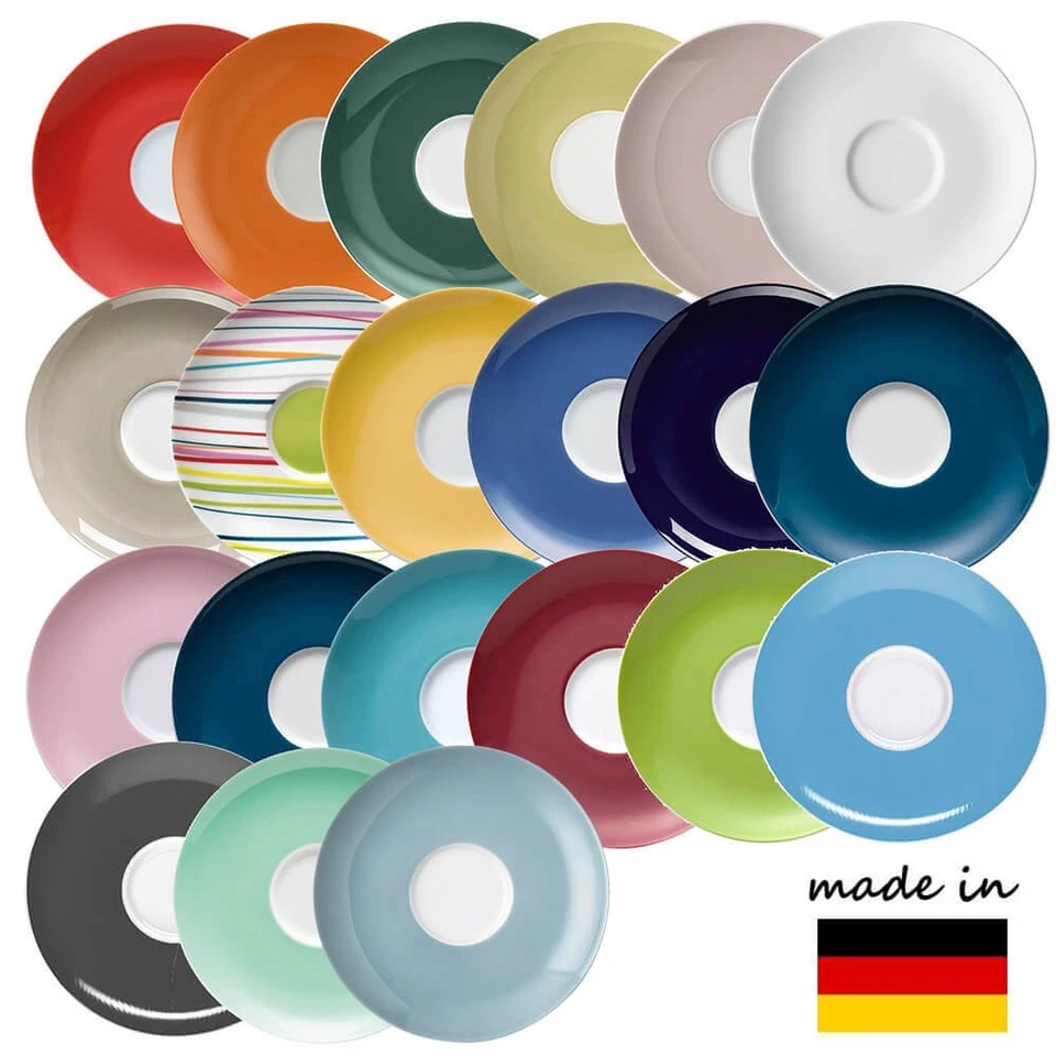 Thomas Untertasse Sunny Day 15cm Kaffee Unterteller Porzellan Farbauswahl - Bild 1 von 1