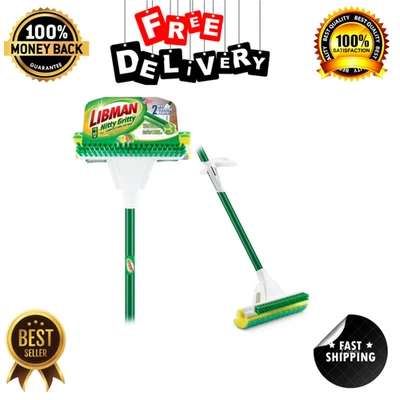 Nitty Gritty Roller Sponge Mop with Scrub Brush