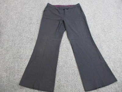 Elie Tahari Pants Womens 8 Black Wide Leg Flare Dress Career Trousers Office - Image 1 of 4