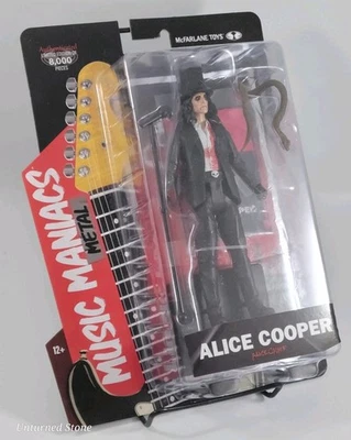 Figura de acción Alice Cooper 6" Mcfarlane Toys Music Maniacs Metal (limitado a 8000) Foto 1 de 4