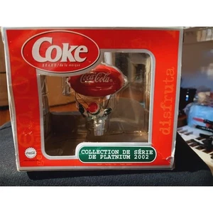 Adorno muñeco de nieve globo aire caliente serie Platinum Coca-Cola 2002 - Imagen 1 de 5