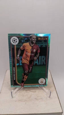 2023/24 Topps Merlin UEFA Mauro Icardi Aqua Prism Refractor #63 Galatasaray  - Image 1 of 3