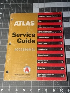 1971 Atlas Service Guide. Parts And Accessories Catalog - Picture 1 of 11