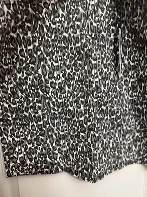 womens leopard jean skirt - Image 1 of 4