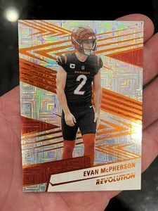 2025 Panini Revolution Football Evan McPherson SP! Orange Levels /299 Bengals - Picture 1 of 2