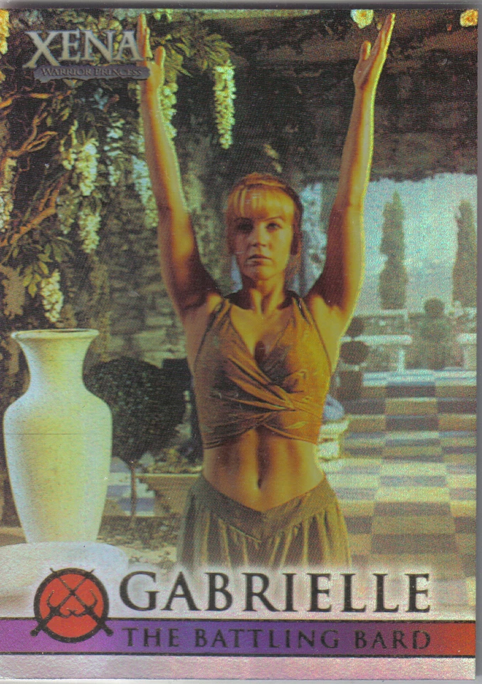 XENA WARRIOR PRINCESS SERIES 4-5 BATTLING BARD CARD G7 - Image 1 of 1