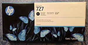 DesignJet 727, PhotoBlack, F9J79A, 300ml, MHD 06/2026, - Bild 1 von 6