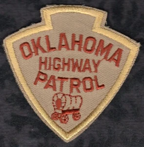 Oklahoma Highway Patrol Cap Patch  2-1/2" x 2-1/2" - Picture 1 of 2