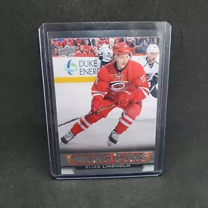 Elias Lindholm Young Guns 2013-14 Upper Deck Series 2 469 Carolina Hurricanes RC - Picture 1 of 3