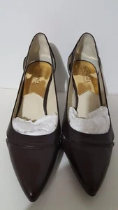Michael Kors Hamilton braune Damen-Pumps mit Lederausschnitt - Bild 1 von 5