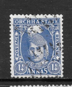 1939-42 ORCHHA, ORCHA,SG35 CAT £180 FINE USED, 1 1/4, KGVI,INDIA,INDIAN STATES - Picture 1 of 1