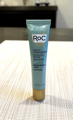 NUEVO / SELLADO - Crema de ojos RoC Multi-Correxion hidratada y regordeta - 0,6 oz Foto 1 de 2