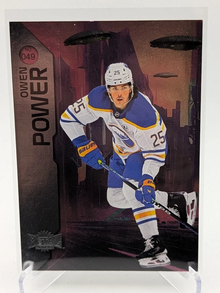 2023-24 SkyBox Metal Universe Owen Power #049 Buffalo Sabres - Image 1 of 2