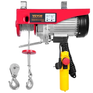 VEVOR Polipasto Eléctrico 600 kg con Control Remoto Inalámbrico 1150 W 220 V - Imagen 1 de 12