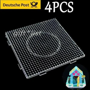 4x Grundplatte Stiftplatten Steckplatten Bügelperlen Platten 14,5x14,5cm 5mm DE - Bild 1 von 7