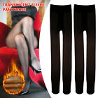 Panty Hose Women Ultra Soft Fleece Pantyhose Black Translucent Winter Warm ./