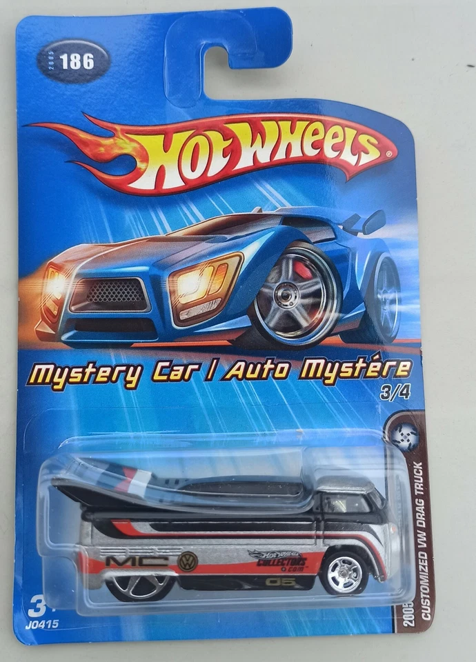 HOT WHEELS MYSTERY CAR CUSTOMIZED VW DRAG TRUCK - Immagine 1 di 1