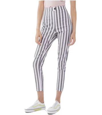 Calça Urban Outfitters cintura alta feminina tamanho 6 cintura alta listrada pin up skinny - Imagem 1 de 4