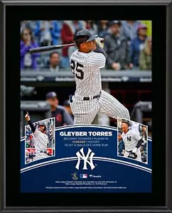 Gleyber Torres Yankees 10.5x13 Youngest w/Walk-Off HR in NYY History Plaque - Picture 1 of 1